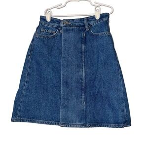 COS Denim Skirt Size 2 Y2K Button Blue Women’s nwt